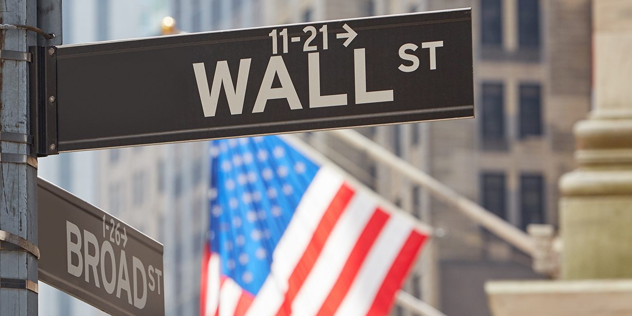 Wall Street sign Wall Street sign