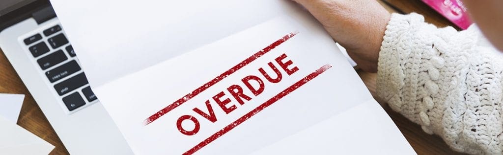 Overdue Outstanding Transaction Unpaid Paying Concept